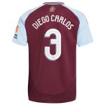 aston villa adidas home shirt 2024-25 with diego carlos 3 cup printing Collection | Official Aston Villa Kits for Fans