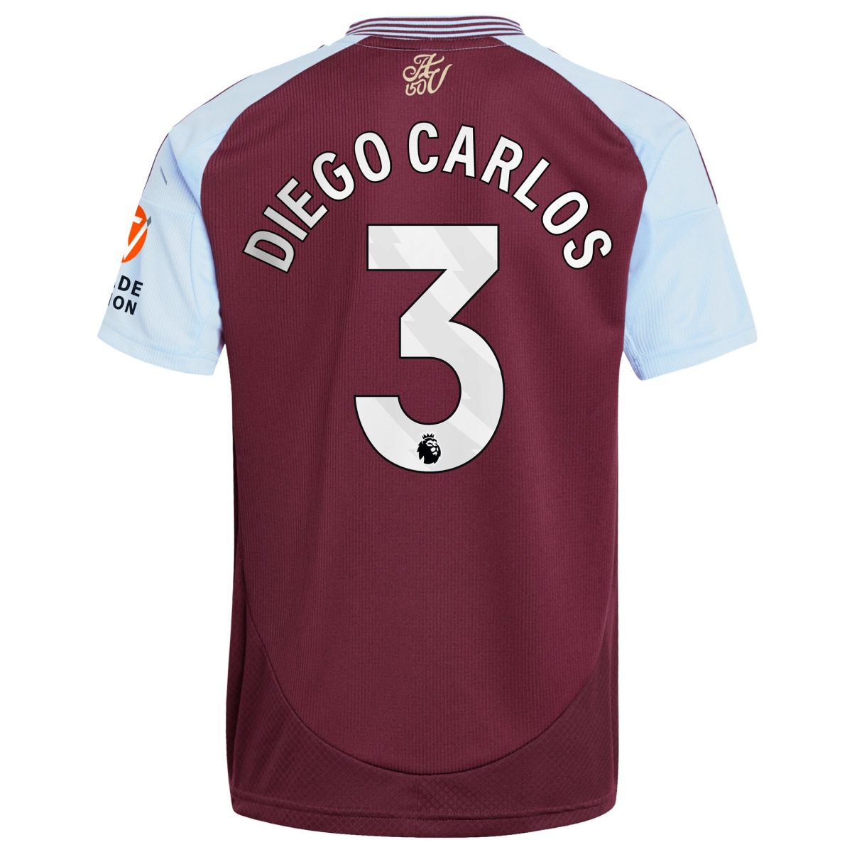 aston villa adidas home shirt 2024-25 with diego carlos 3 printing Collection | Official Aston Villa Kits for Fans