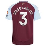 aston villa adidas home shirt 2024-25 with diego carlos 3 printing Collection | Official Aston Villa Kits for Fans
