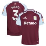 aston villa adidas home shirt 2024-25 with disasi 3 printing Collection | Official Aston Villa Kits for Fans