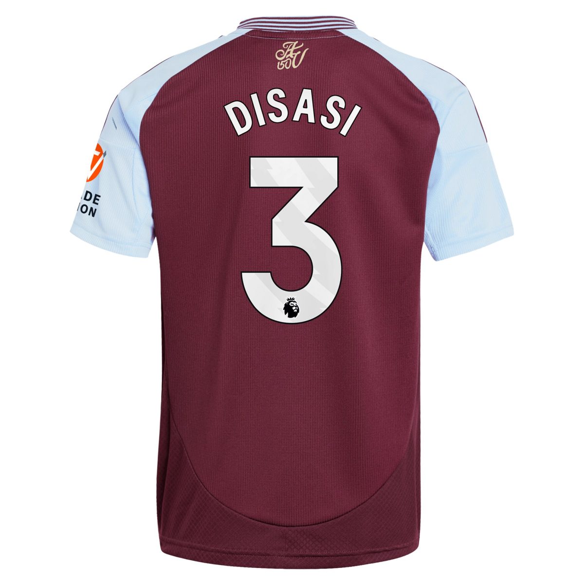 aston villa adidas home shirt 2024-25 with disasi 3 printing Collection | Official Aston Villa Kits for Fans