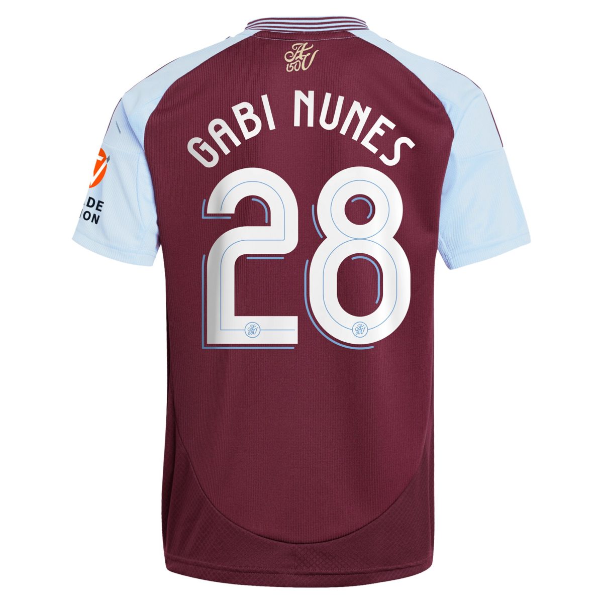 aston villa adidas home shirt 2024-25 with gabi nunes 28 cup printing Collection | Official Aston Villa Kits for Fans