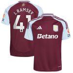 aston villa adidas home shirt 2024-25 with j. ramsey 41 printing Collection | Official Aston Villa Kits for Fans