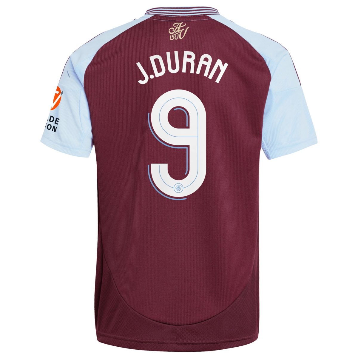 aston villa adidas home shirt 2024-25 with j.duran 9 cup printing Collection | Official Aston Villa Kits for Fans