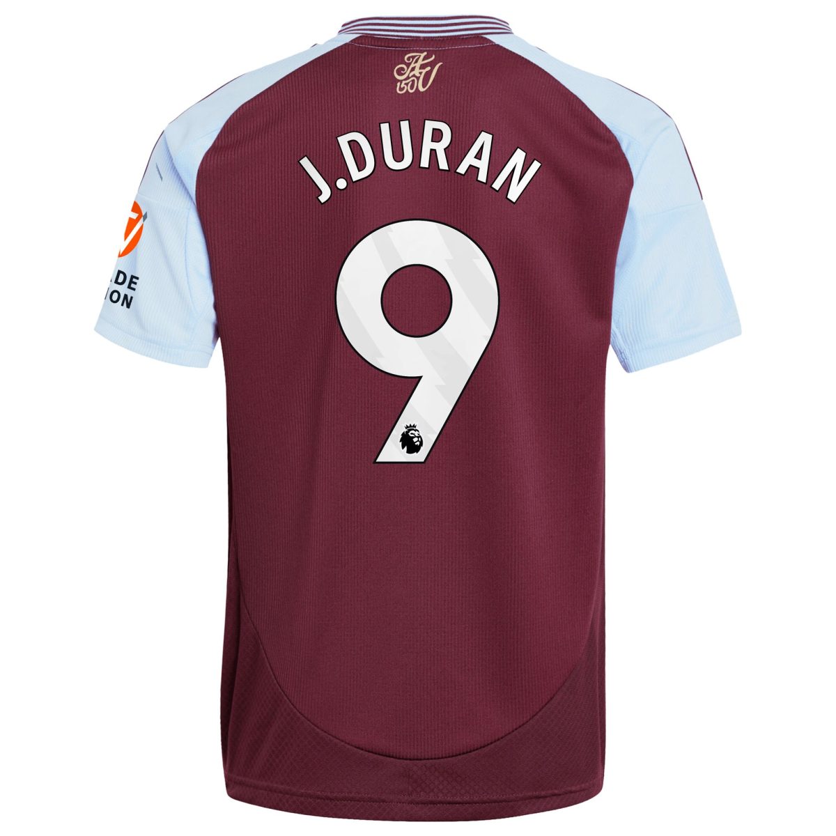 aston villa adidas home shirt 2024-25 with j.duran 9 printing Collection | Official Aston Villa Kits for Fans