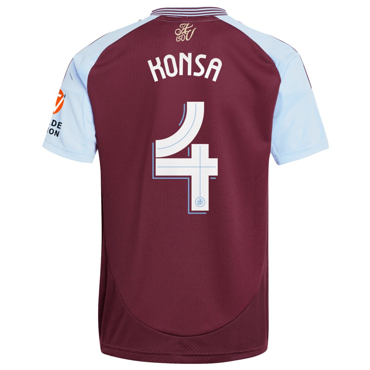 aston villa adidas home shirt 2024-25 with konsa 4 cup printing Collection | Official Aston Villa Kits for Fans