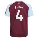 aston villa adidas home shirt 2024-25 with konsa 4 printing Collection | Official Aston Villa Kits for Fans