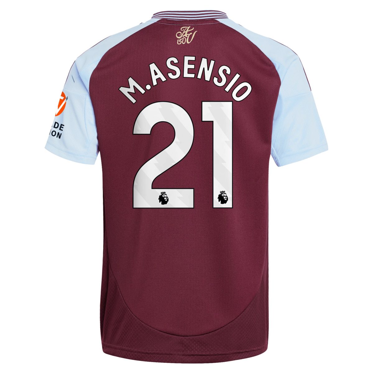 aston villa adidas home shirt 2024-25 with m.asensio 21 printing Collection | Official Aston Villa Kits for Fans