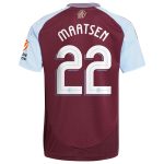 aston villa adidas home shirt 2024-25 with maatsen 22 cup printing Collection | Official Aston Villa Kits for Fans