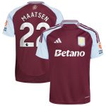 aston villa adidas home shirt 2024-25 with maatsen 22 printing Collection | Official Aston Villa Kits for Fans