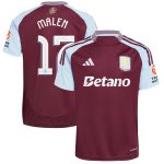 aston villa adidas home shirt 2024-25 with malen 17 cup printing Collection | Official Aston Villa Kits for Fans