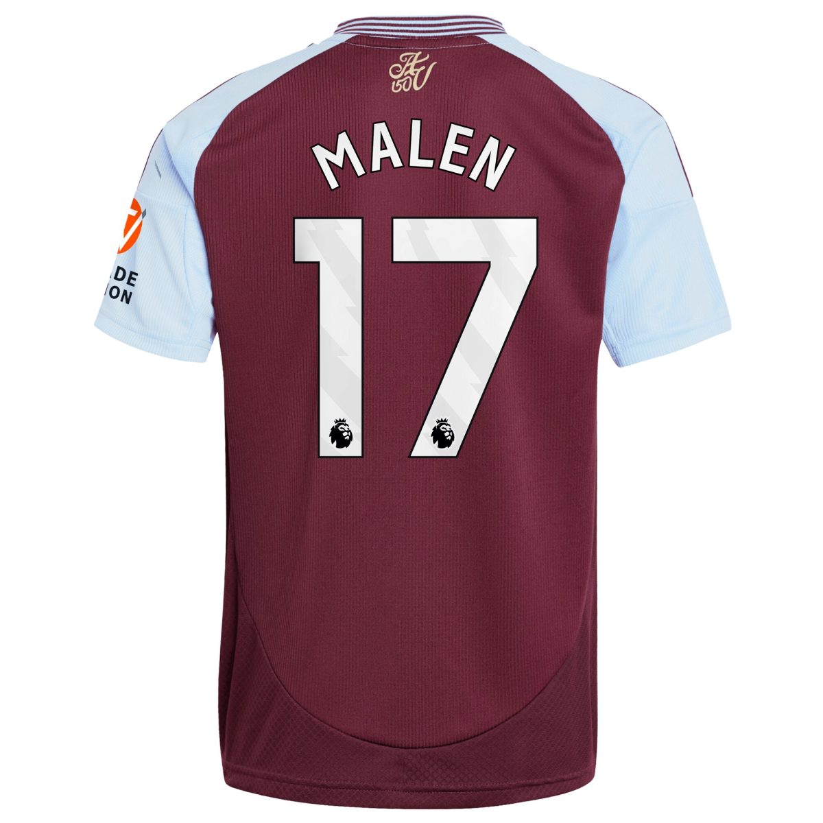 aston villa adidas home shirt 2024-25 with malen 17 printing Collection | Official Aston Villa Kits for Fans