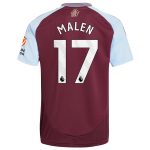 aston villa adidas home shirt 2024-25 with malen 17 printing Collection | Official Aston Villa Kits for Fans