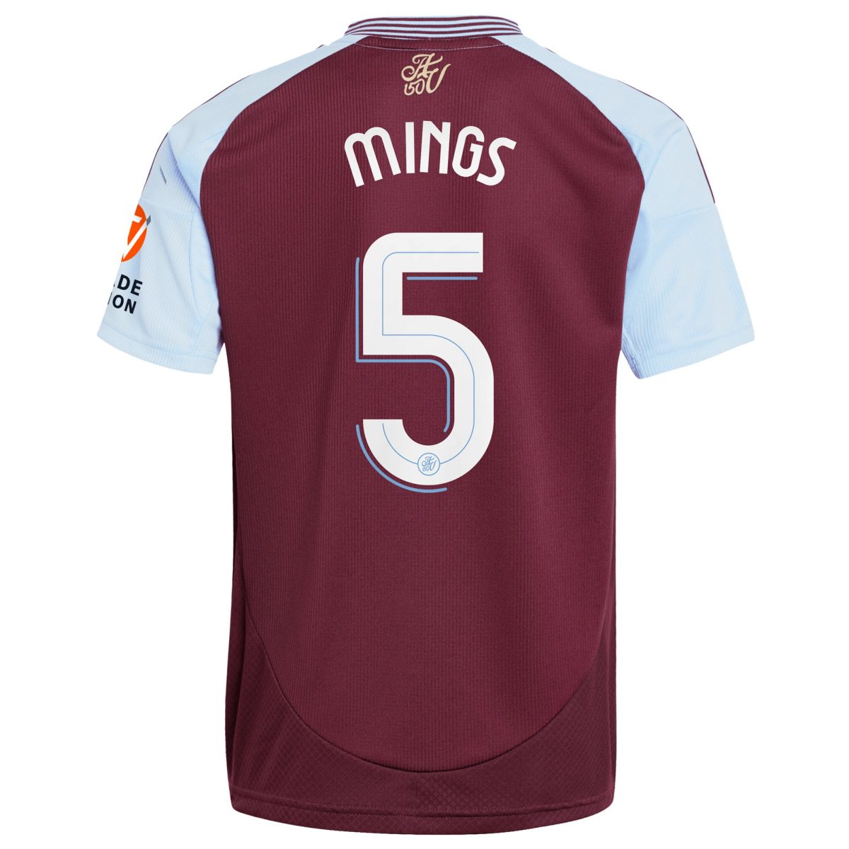 aston villa adidas home shirt 2024-25 with mings 5 cup printing Collection | Official Aston Villa Kits for Fans