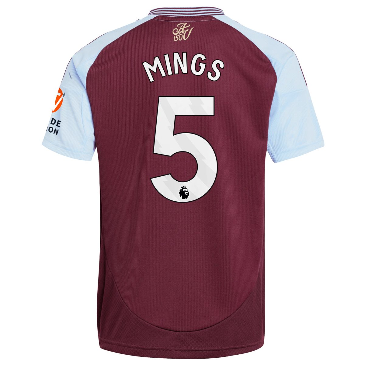 aston villa adidas home shirt 2024-25 with mings 5 printing Collection | Official Aston Villa Kits for Fans