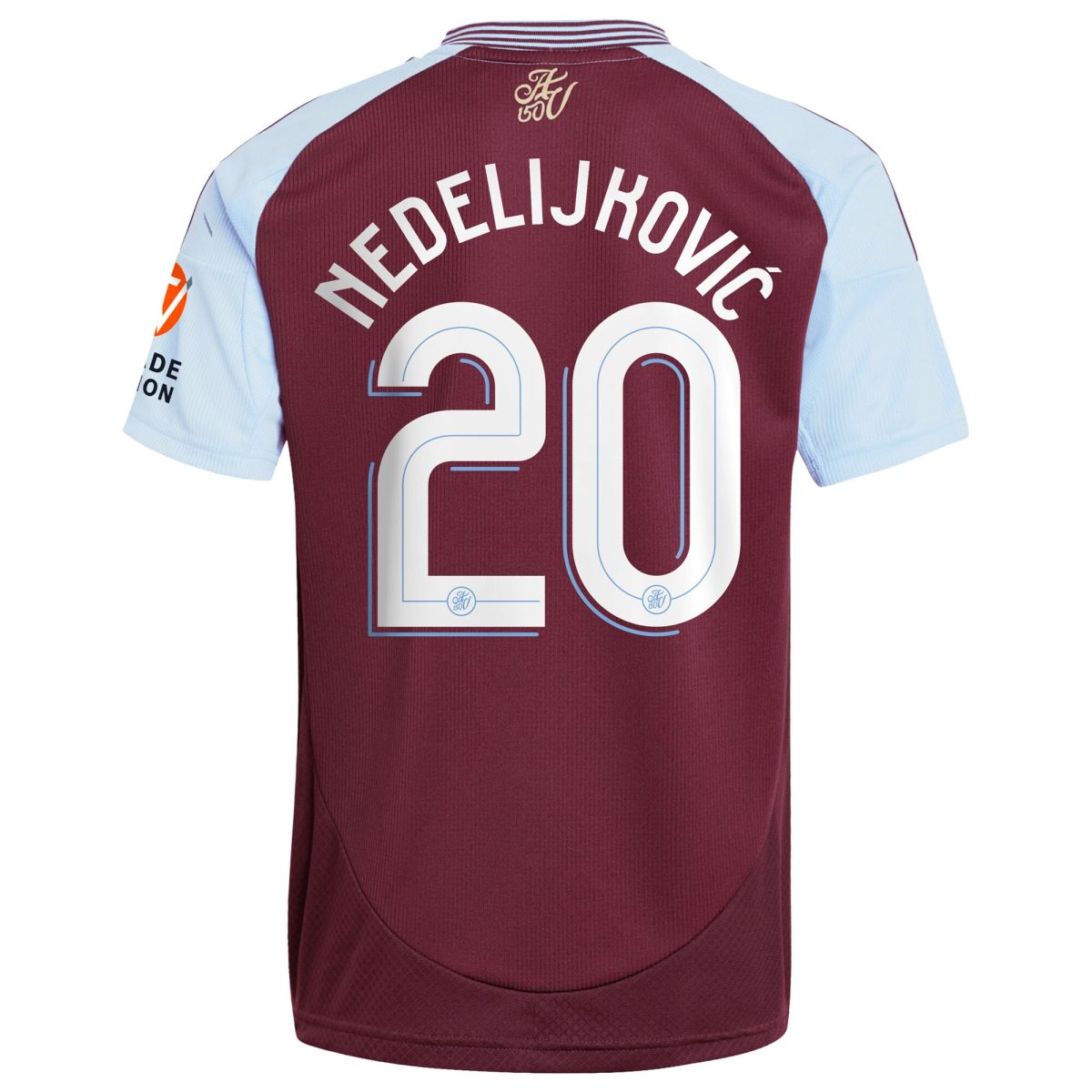 aston villa adidas home shirt 2024-25 with nedeljković 20 cup printing Collection | Official Aston Villa Kits for Fans