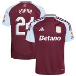 aston villa adidas home shirt 2024-25 with onana 24 cup printing Collection | Official Aston Villa Kits for Fans