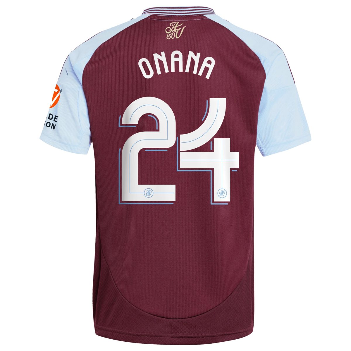 aston villa adidas home shirt 2024-25 with onana 24 cup printing Collection | Official Aston Villa Kits for Fans