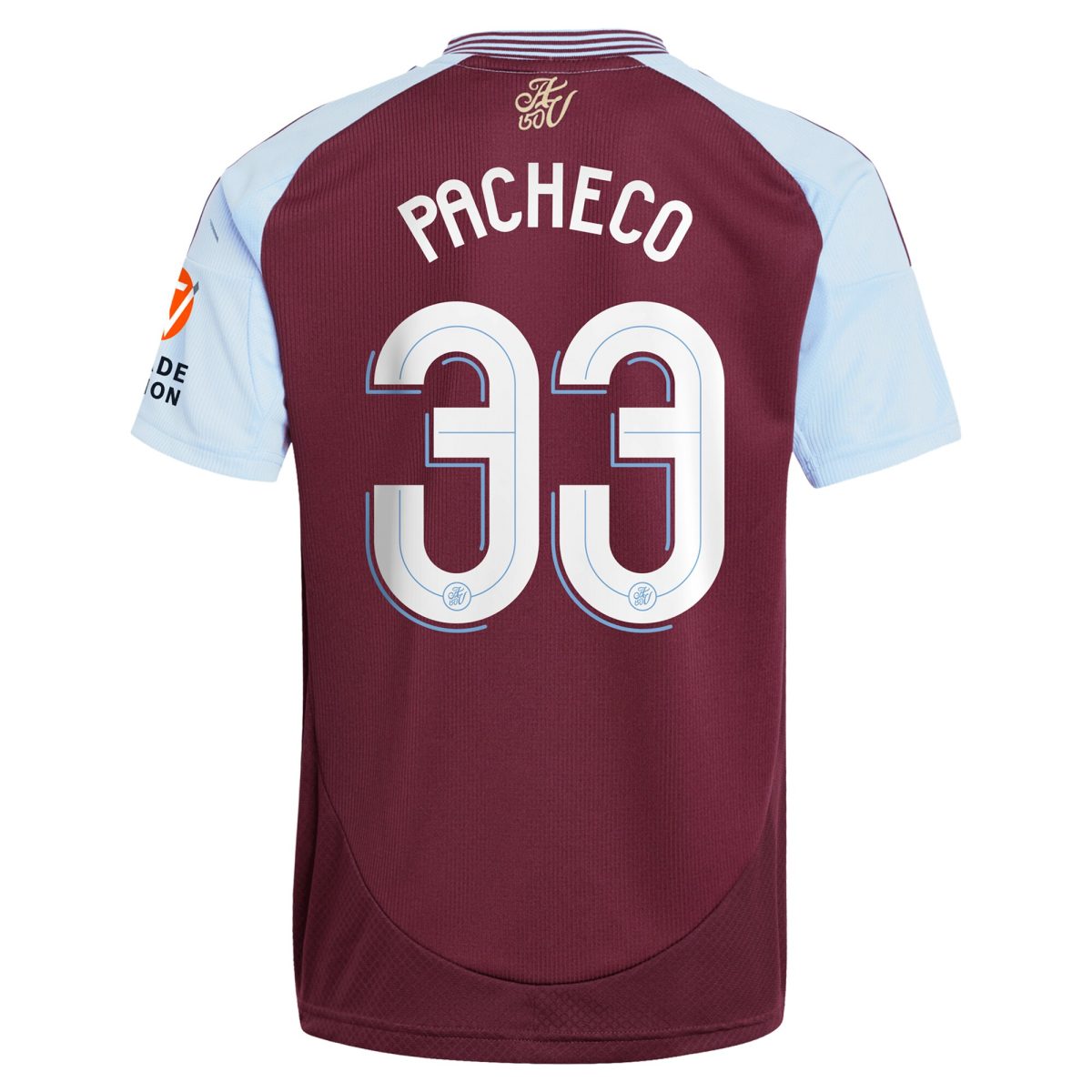 aston villa adidas home shirt 2024-25 with pacheco 33 cup printing Collection | Official Aston Villa Kits for Fans