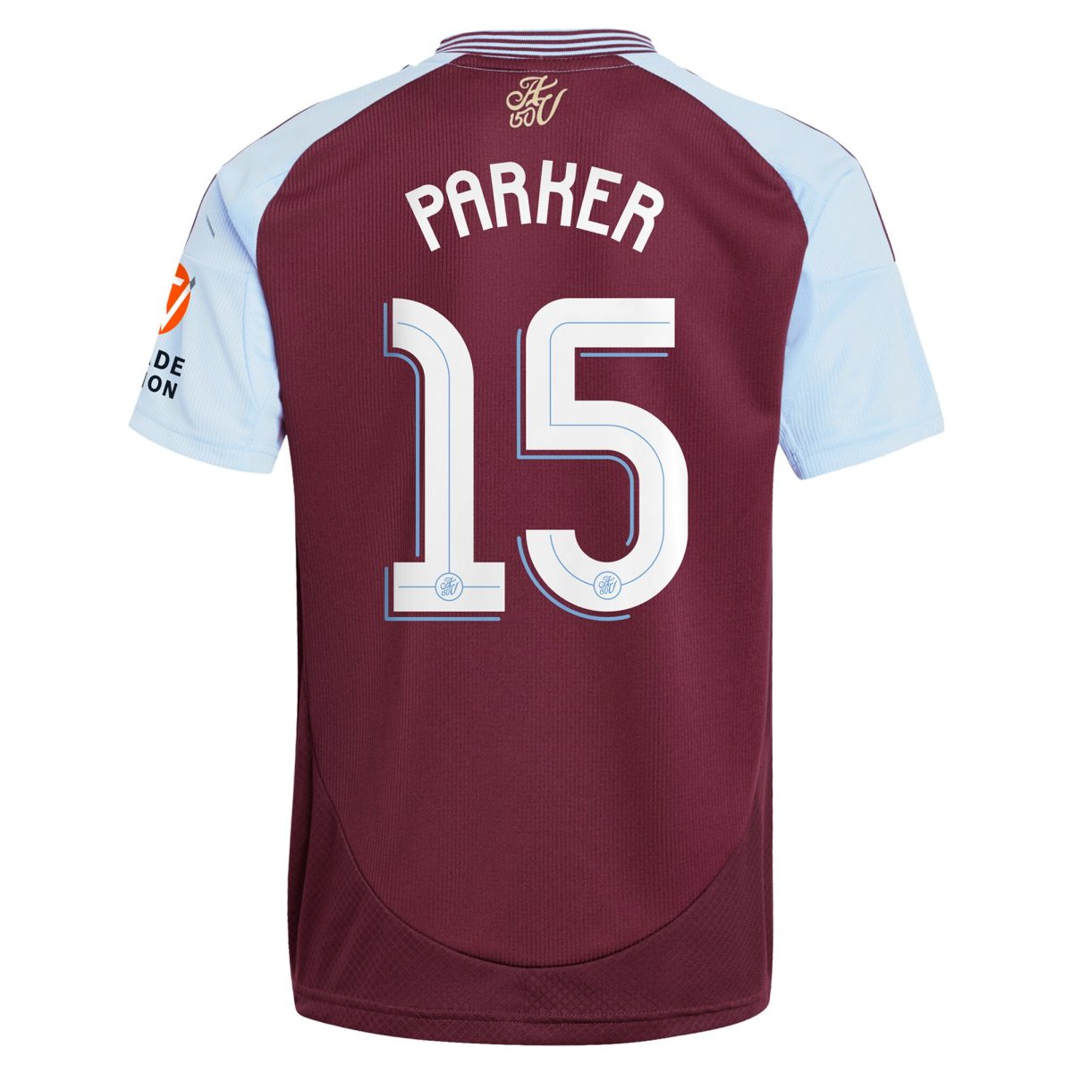 aston villa adidas home shirt 2024-25 with parker 15 cup printing Collection | Official Aston Villa Kits for Fans