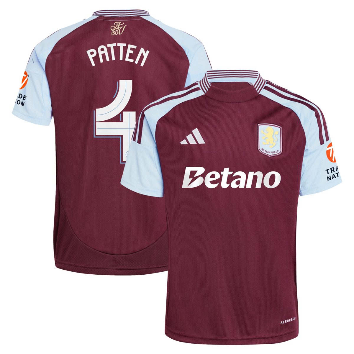 aston villa adidas home shirt 2024-25 with patten 4 cup printing Collection | Official Aston Villa Kits for Fans