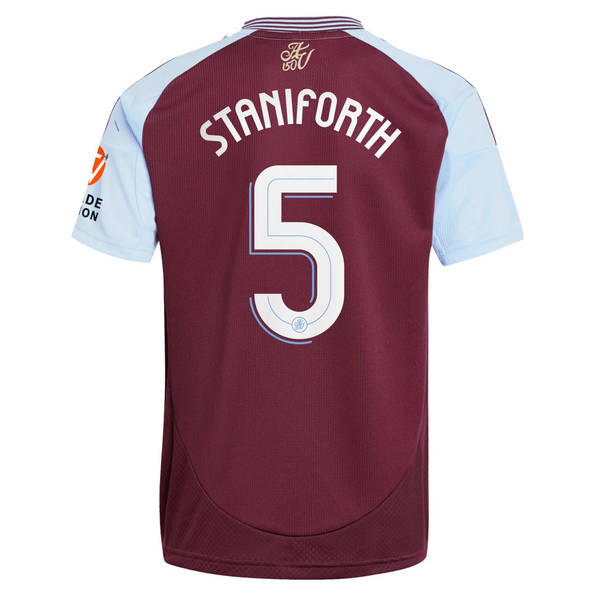 aston villa adidas home shirt 2024-25 with staniforth 5 cup printing Collection | Official Aston Villa Kits for Fans