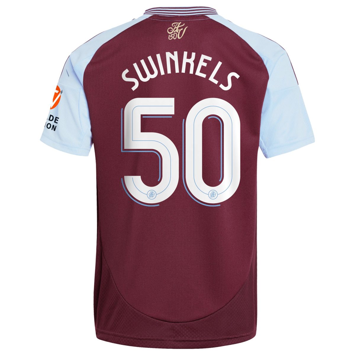 aston villa adidas home shirt 2024-25 with swinkels 50 cup printing Collection | Official Aston Villa Kits for Fans