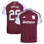 aston villa adidas home shirt 2024-25 with taylor 25 cup printing Collection | Official Aston Villa Kits for Fans