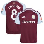 aston villa adidas home shirt 2024-25 with tielemans 8 cup printing Collection | Official Aston Villa Kits for Fans