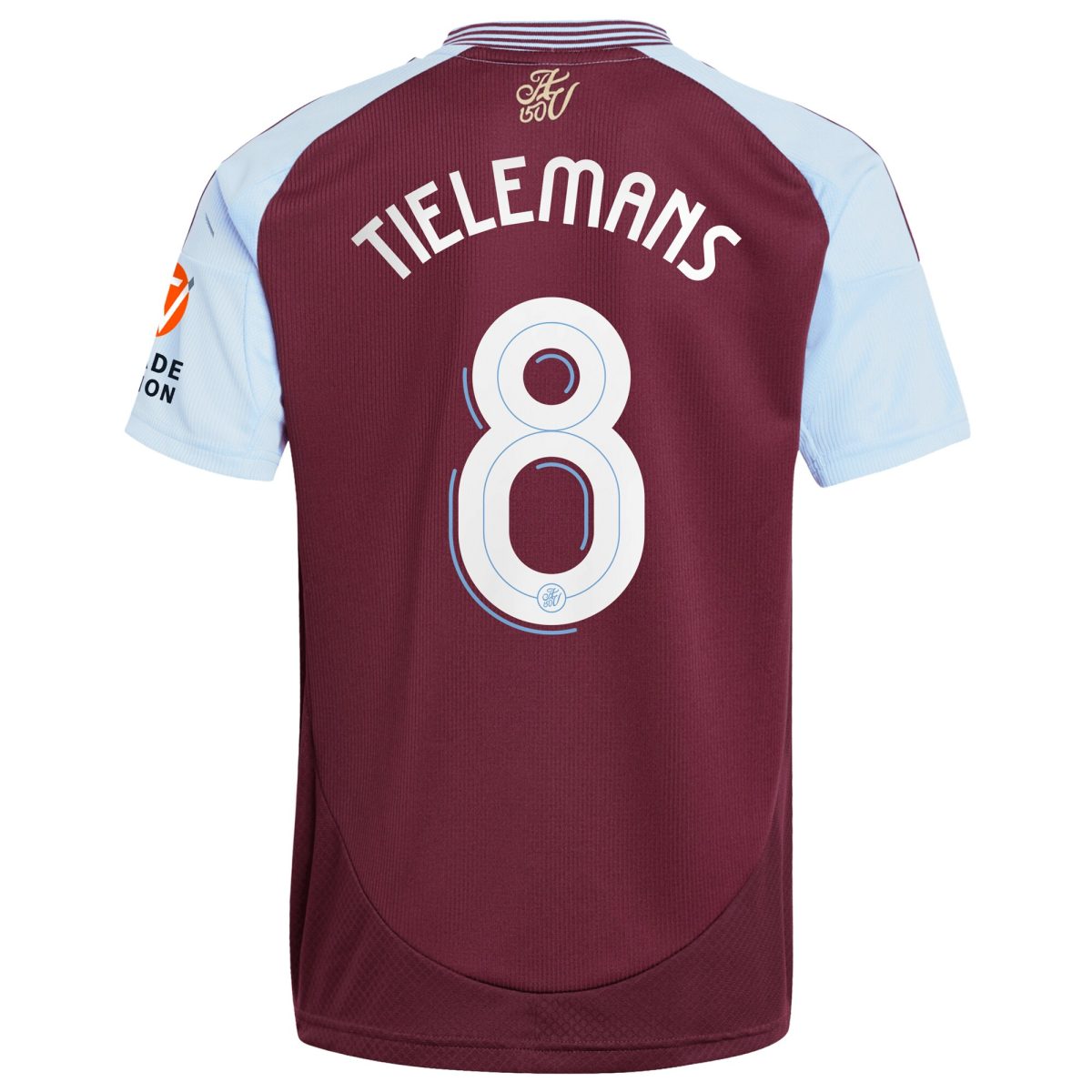 aston villa adidas home shirt 2024-25 with tielemans 8 cup printing Collection | Official Aston Villa Kits for Fans