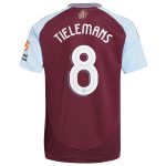 aston villa adidas home shirt 2024-25 with tielemans 8 cup printing Collection | Official Aston Villa Kits for Fans