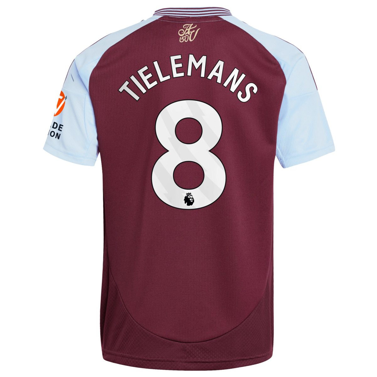 aston villa adidas home shirt 2024-25 with tielemans 8 printing Collection | Official Aston Villa Kits for Fans