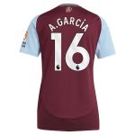 aston villa adidas home shirt 2024-25 – womens with a.garcía 16 printing Collection | Official Aston Villa Kits for Fans