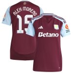 aston villa adidas home shirt 2024-25 – womens with alex moreno 15 cup printing Collection | Official Aston Villa Kits for Fans
