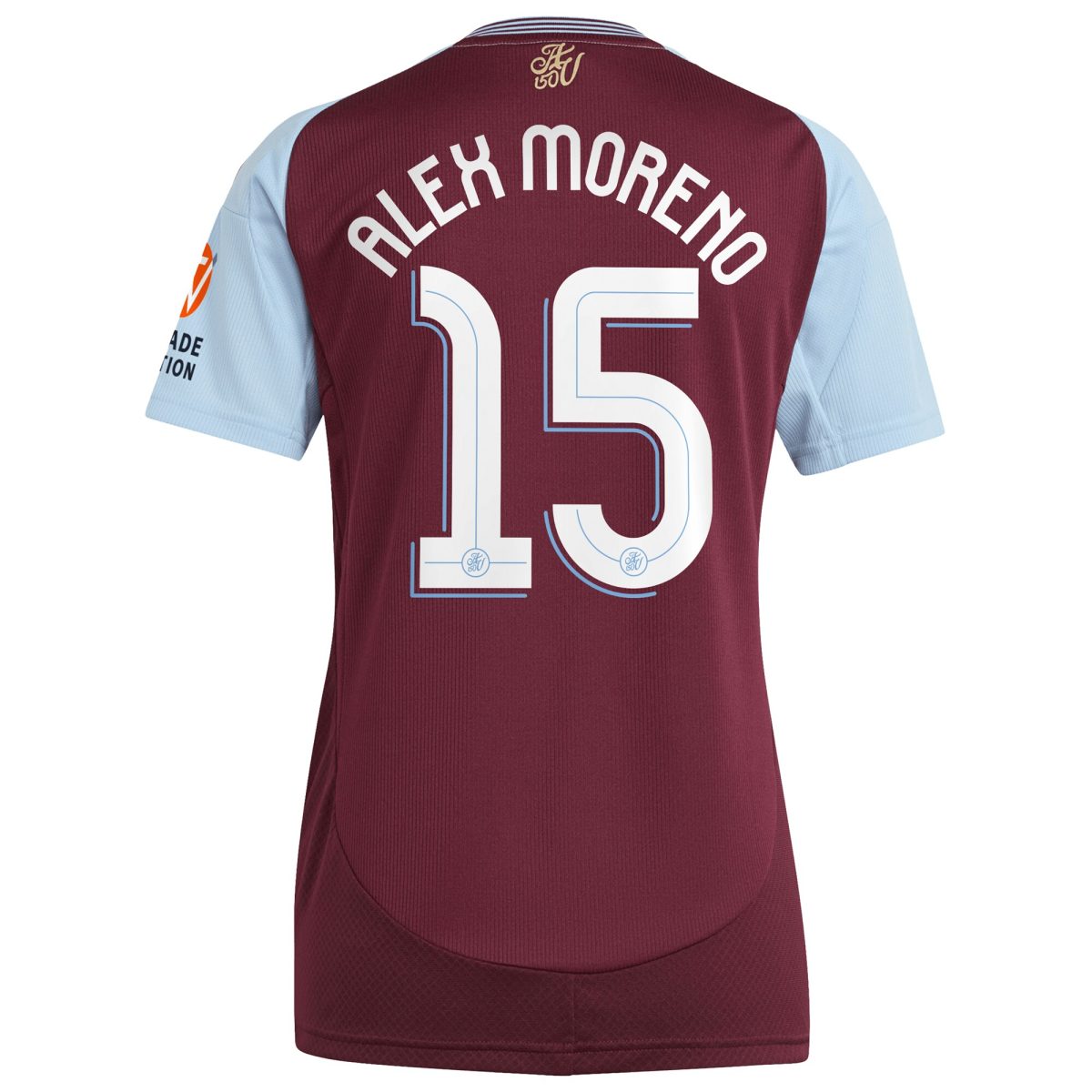 aston villa adidas home shirt 2024-25 – womens with alex moreno 15 cup printing Collection | Official Aston Villa Kits for Fans