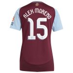 aston villa adidas home shirt 2024-25 – womens with alex moreno 15 cup printing Collection | Official Aston Villa Kits for Fans
