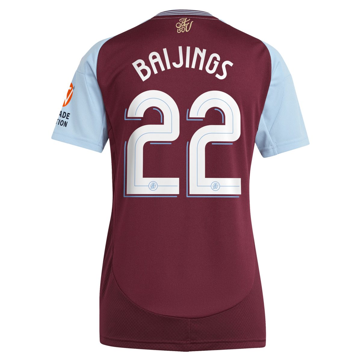 aston villa adidas home shirt 2024-25 – womens with baijings 22 cup printing Collection | Official Aston Villa Kits for Fans