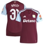aston villa adidas home shirt 2024-25 – womens with bailey 31 cup printing Collection | Official Aston Villa Kits for Fans