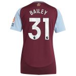aston villa adidas home shirt 2024-25 – womens with bailey 31 printing Collection | Official Aston Villa Kits for Fans