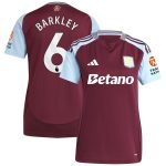 aston villa adidas home shirt 2024-25 – womens with barkley 6 printing Collection | Official Aston Villa Kits for Fans