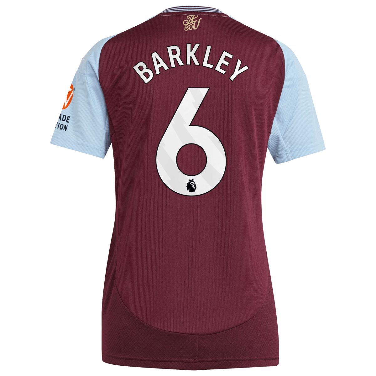 aston villa adidas home shirt 2024-25 – womens with barkley 6 printing Collection | Official Aston Villa Kits for Fans