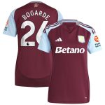 aston villa adidas home shirt 2024-25 – womens with bogarde 26 printing Collection | Official Aston Villa Kits for Fans