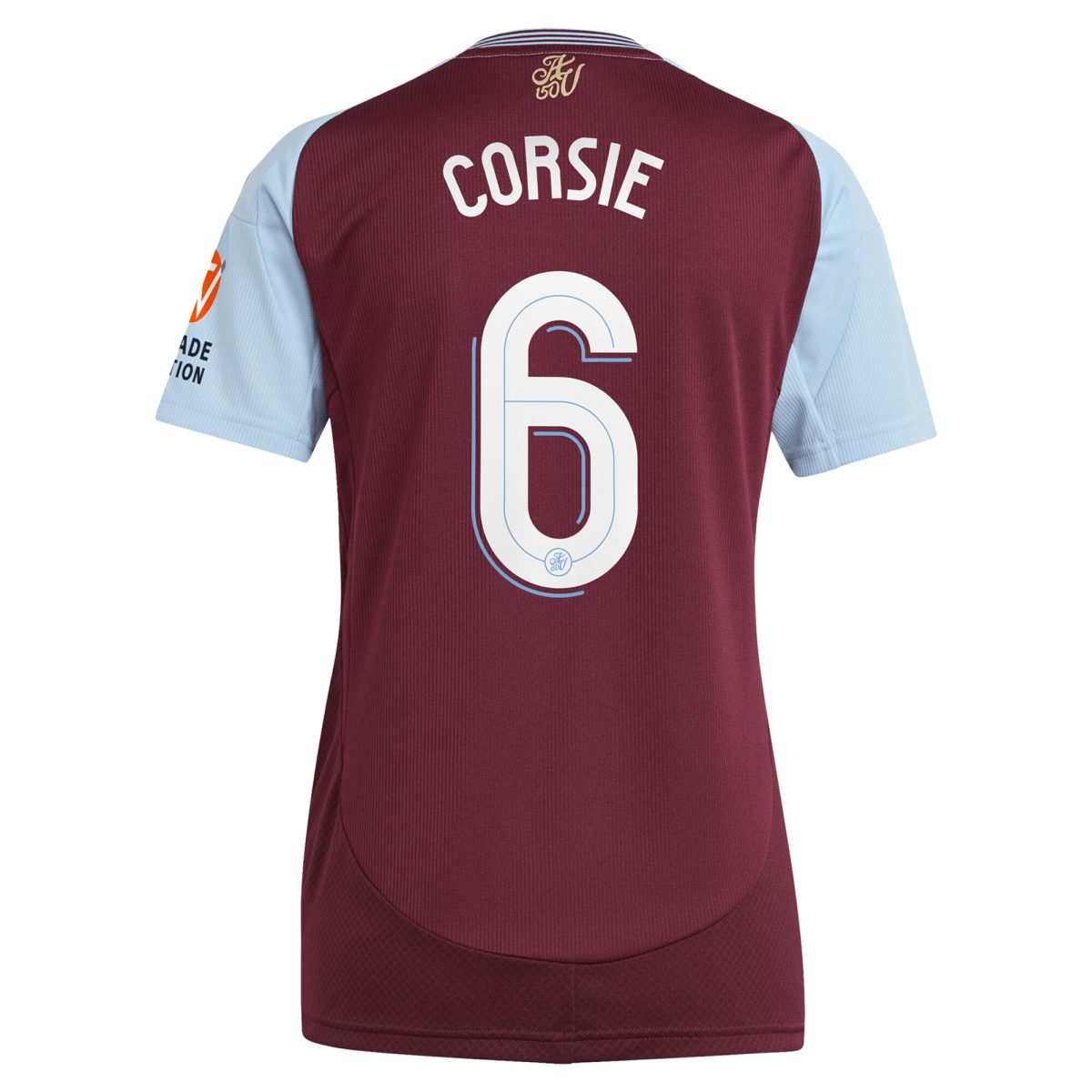 aston villa adidas home shirt 2024-25 – womens with corsie 6 cup printing Collection | Official Aston Villa Kits for Fans