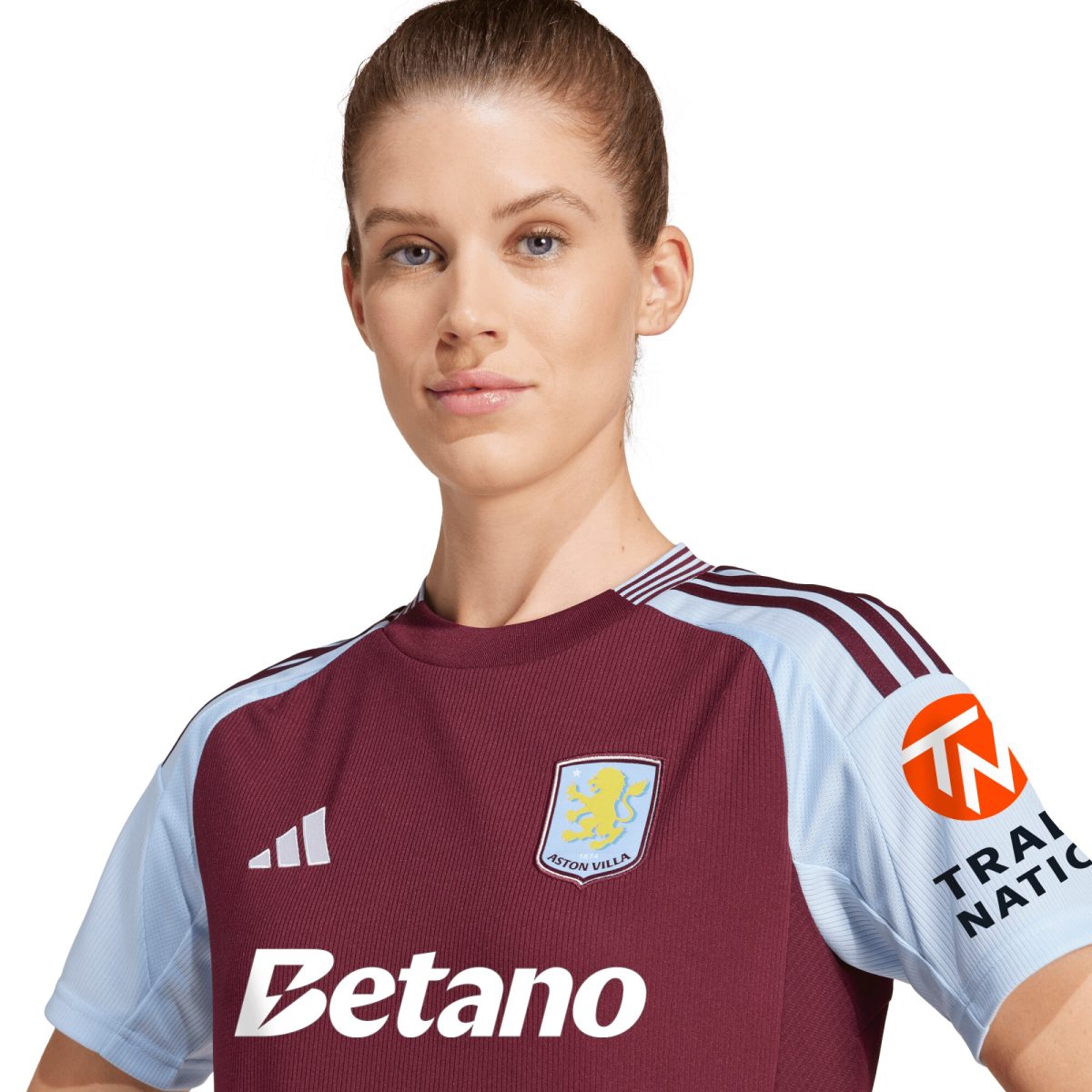 aston villa adidas home shirt 2024-25 – womens with custom printing Collection | Official Aston Villa Kits for Fans