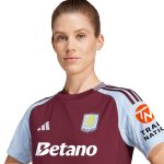 aston villa adidas home shirt 2024-25 – womens with custom printing Collection | Official Aston Villa Kits for Fans