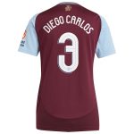 aston villa adidas home shirt 2024-25 – womens with diego carlos 3 cup printing Collection | Official Aston Villa Kits for Fans