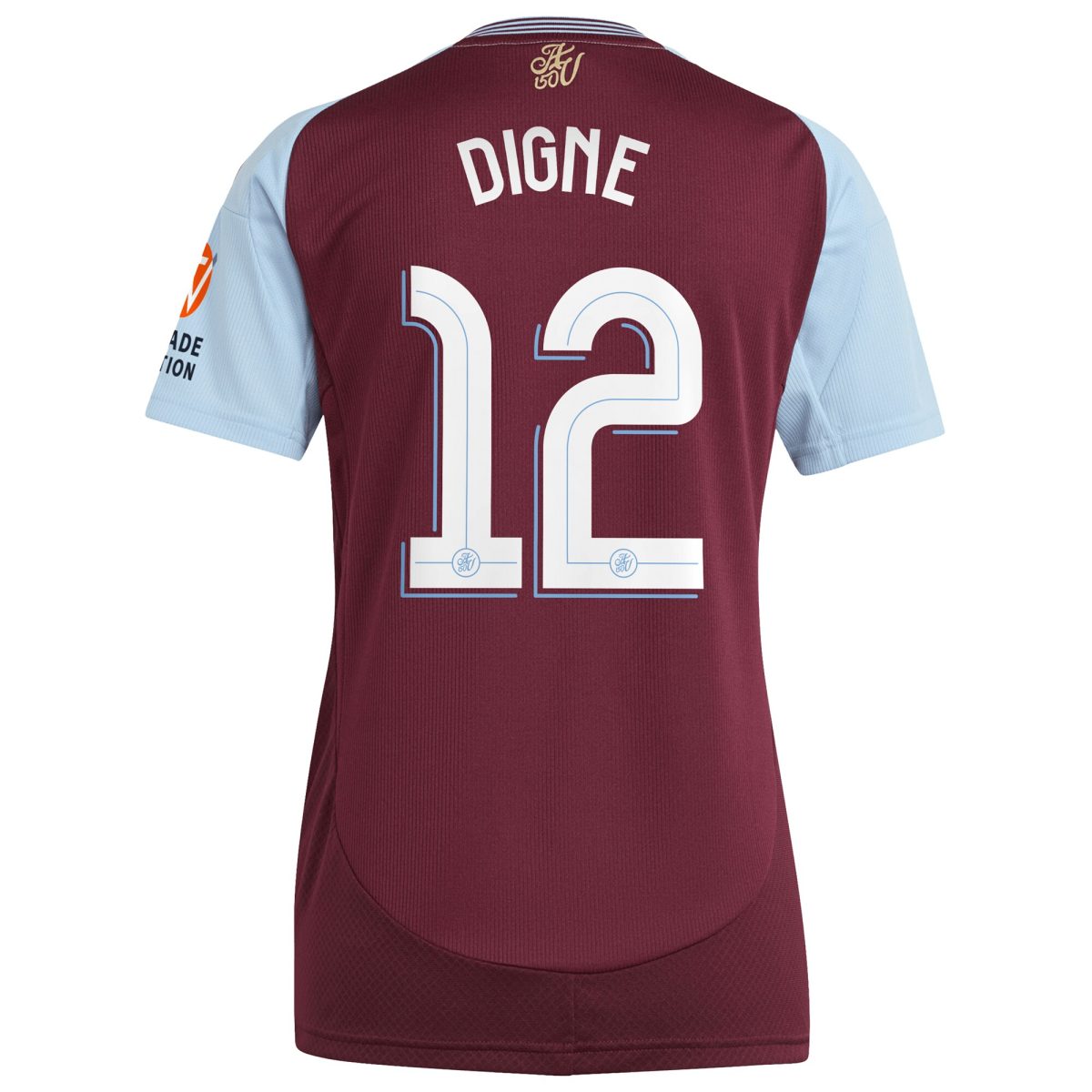 aston villa adidas home shirt 2024-25 – womens with digne 12 cup printing Collection | Official Aston Villa Kits for Fans