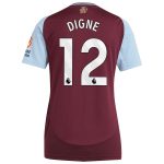aston villa adidas home shirt 2024-25 – womens with digne 12 printing Collection | Official Aston Villa Kits for Fans