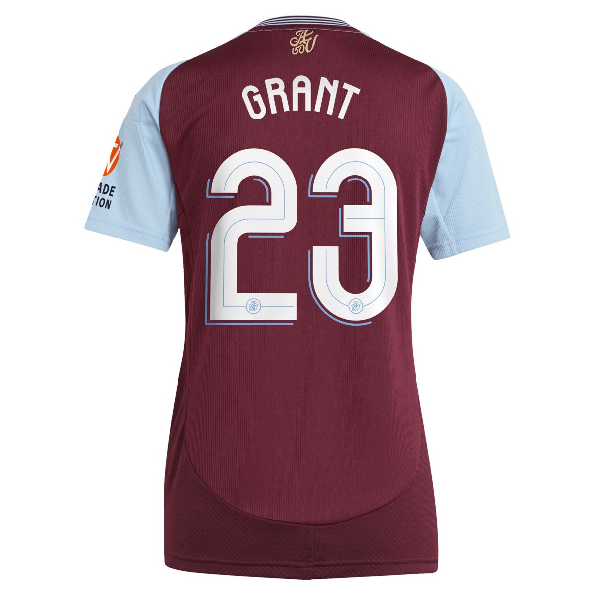 aston villa adidas home shirt 2024-25 – womens with grant 23 cup printing Collection | Official Aston Villa Kits for Fans