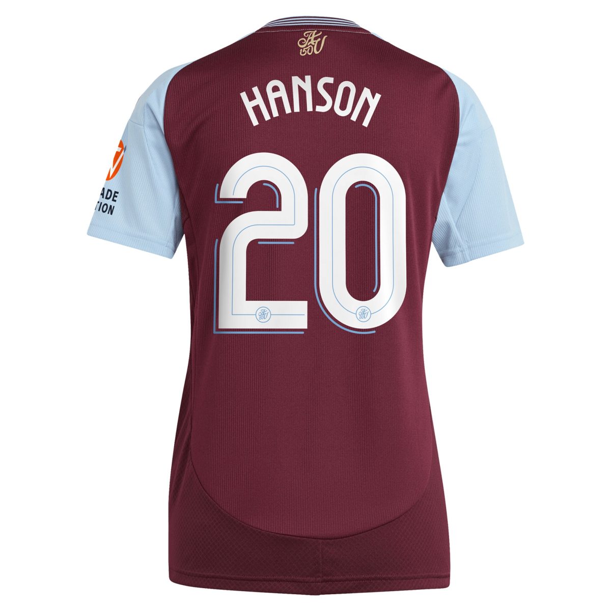aston villa adidas home shirt 2024-25 – womens with hanson 20 cup printing Collection | Official Aston Villa Kits for Fans
